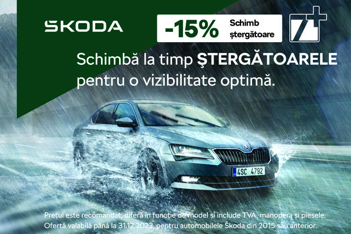 Schimbă la timp ŞTERGĂTOARELE
