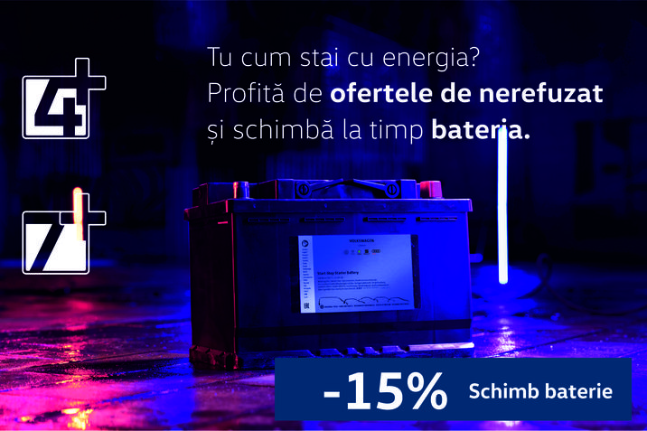 Schimbă la timp bateria. Iti oferim o reducere de 15%.