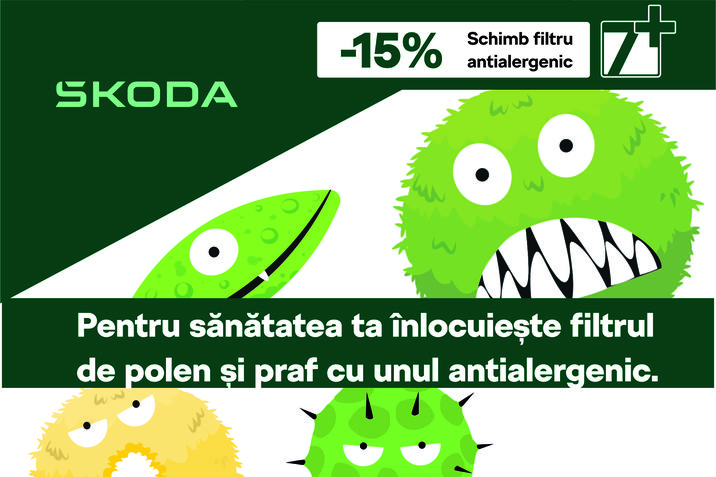 Pentru sănătatea ta înlocuieşte filtrul de polen şi praf cu unul antialergenic.