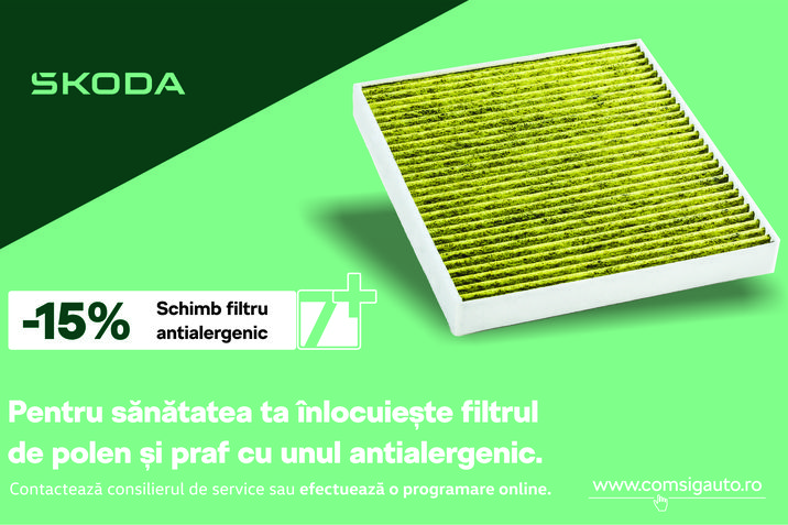 Schimb filtru antialergenic