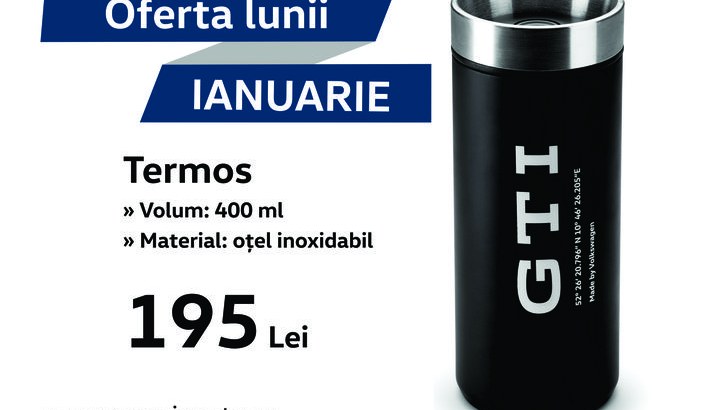 Oferta lunii ianuarie - Accesorii Originale Volkswagen