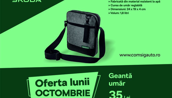 Oferta lunii octombrie - Accesorii Originale Škoda